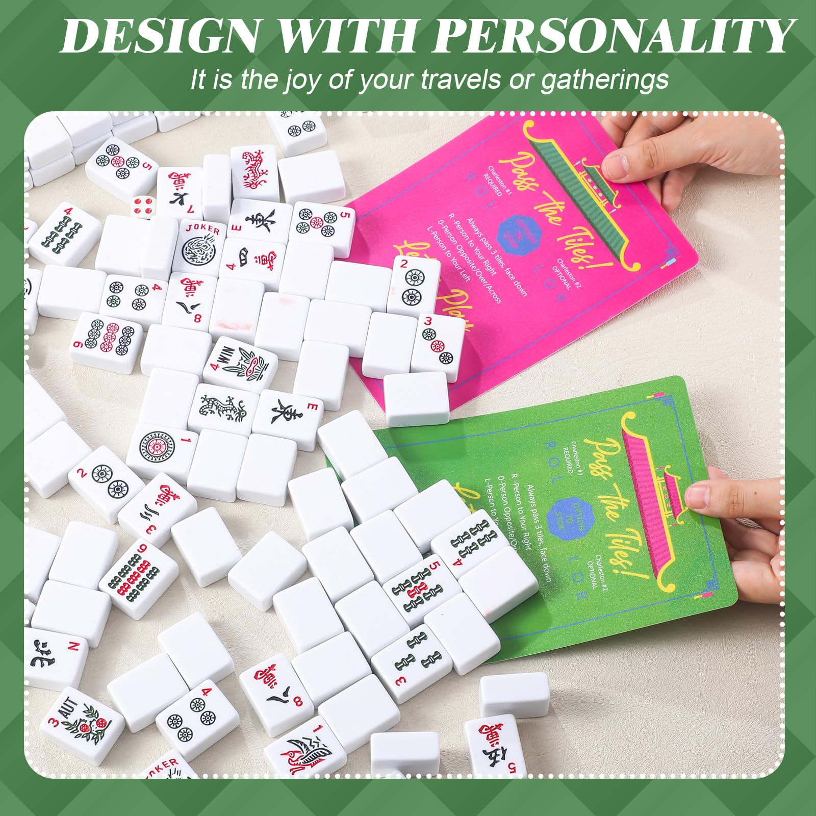 BrightRow Mahjong Shuffler 4-pack color options for easy identification