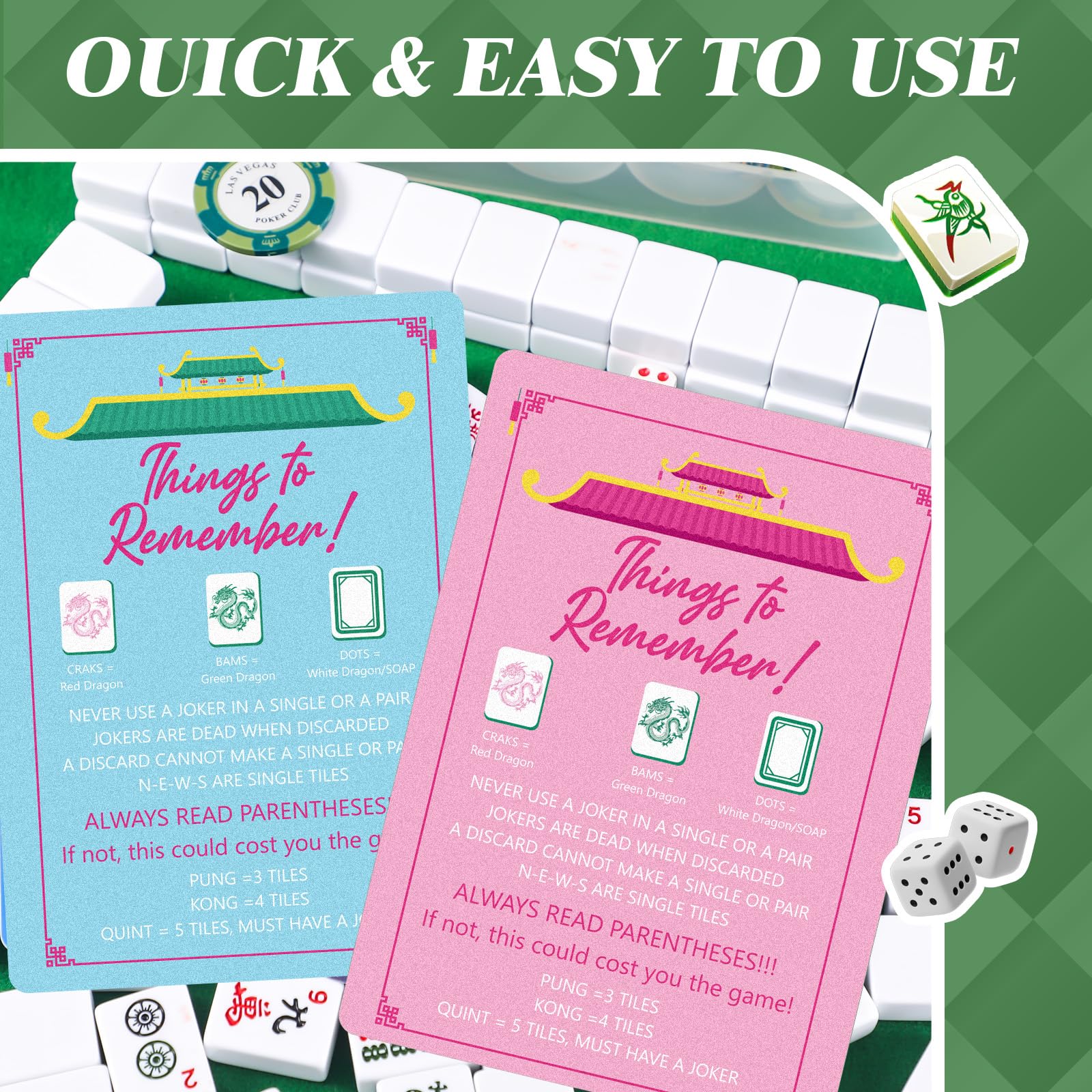 BrightRow mahjong shuffler blue pastel brings vibrant style to game night.