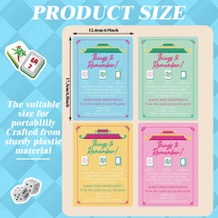 BrightRow mahjong shuffler green pastel keeps play organized and smooth.