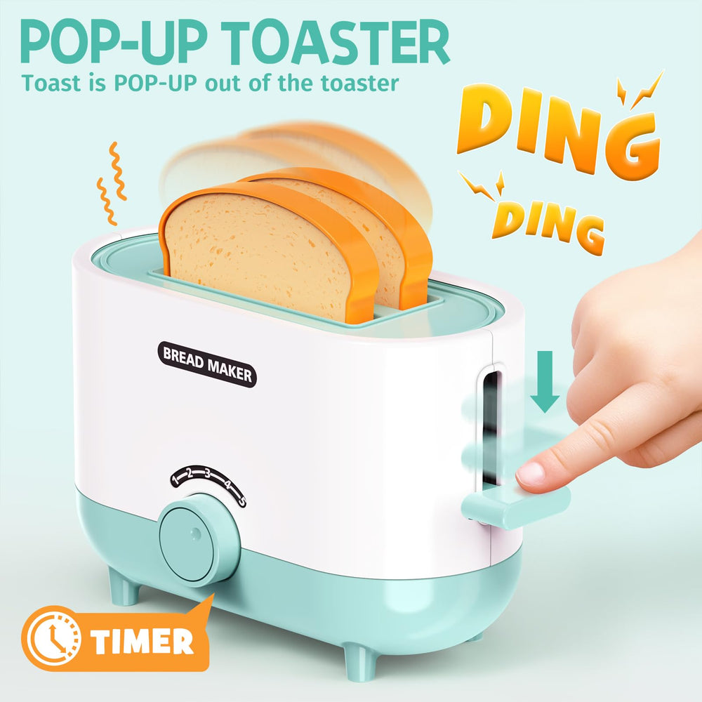 BRIGPICIOUS kids mixer supports whipping pretend cream and hands-on motor skill exploration.