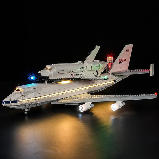 BRIKSMAX 2.0 light kit front-view for LEGO 10360 enhances display with glow.