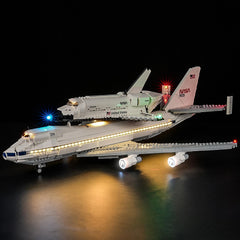 BRIKSMAX 2.0 light kit front-view for LEGO 10360 enhances display with glow.