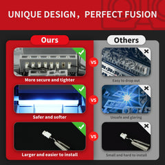BRIKSMAX 2.0 light kit for Lego Millennium Falcon brick-shell upgrade keeps components covered.