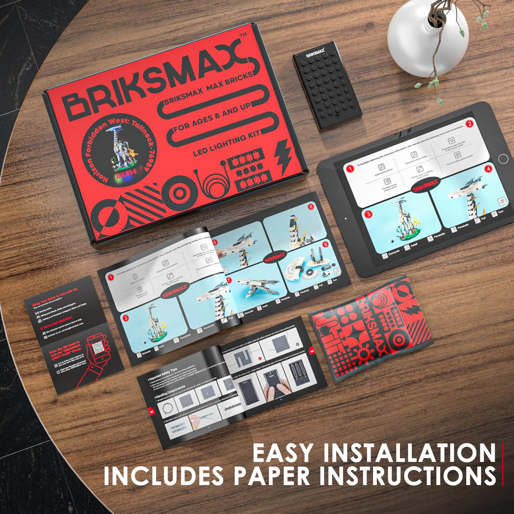 BRIKSMAX easy-install system streamlines upgrading your Lego set.