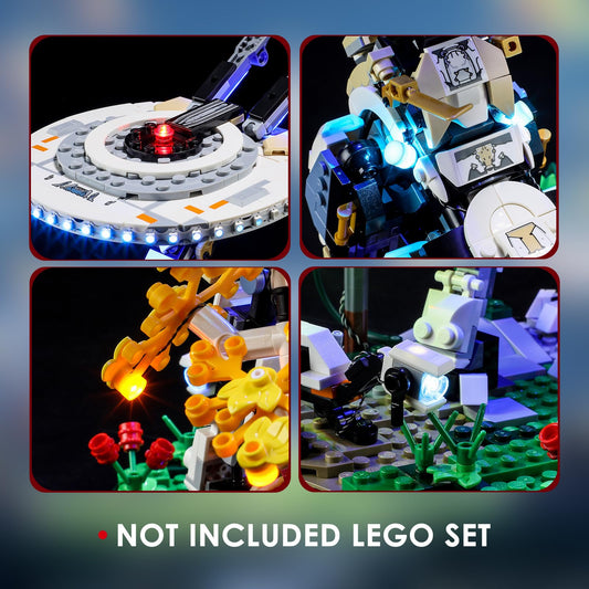 BRIKSMAX LED kit with hidden wires preserves clean, authentic Lego aesthetics.