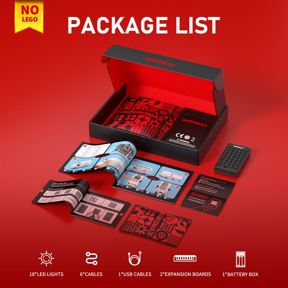 BRIKSMAX LED kit enables easy DIY upgrade for LEGO 21335 lighthouse.