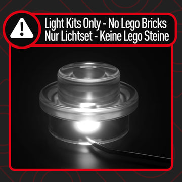 BRIKSMAX LED dots accent the DeLorean model for dramatic night-time realism.