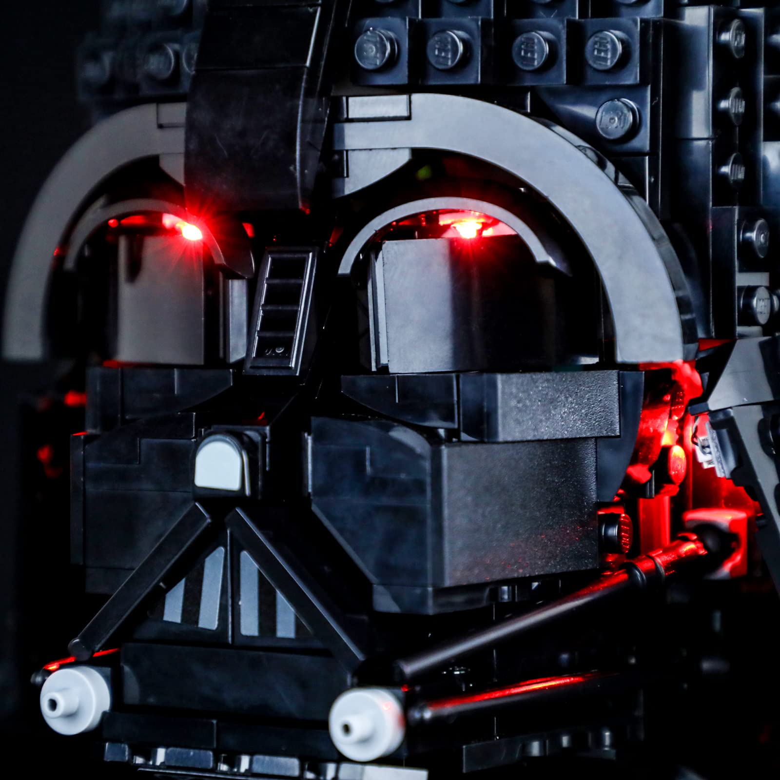 BRIKSMAX adhesive squares secure lights on curved LEGO surfaces