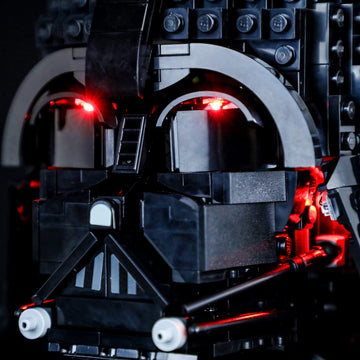 BRIKSMAX adhesive squares secure lights on curved LEGO surfaces