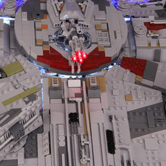 BRIKSMAX adhesive squares secure lights for stable setup.