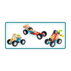 BRIO Builder beech wood parts provide durable tactile pieces.