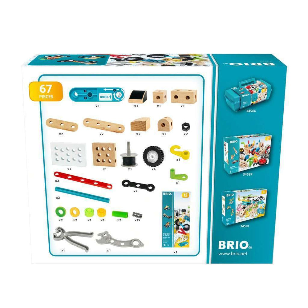 BRIO Builder crank with wire powers manual projects.