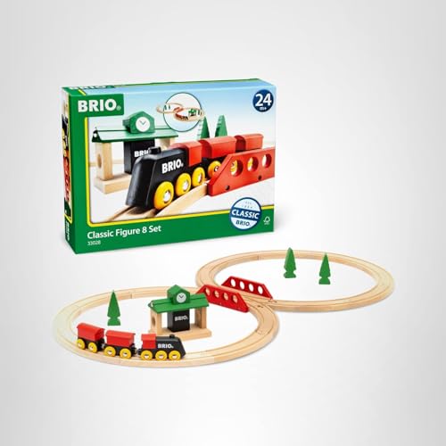 BRIO Classic Figure 8 layout encourages open-ended exploration and imagination