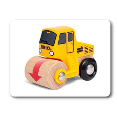 BRIO magnetic couplings enable easy connections between trains and cars.