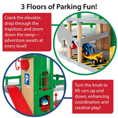 BRIO transporter wagon pairs with BRIO trains for seamless, expandable play.