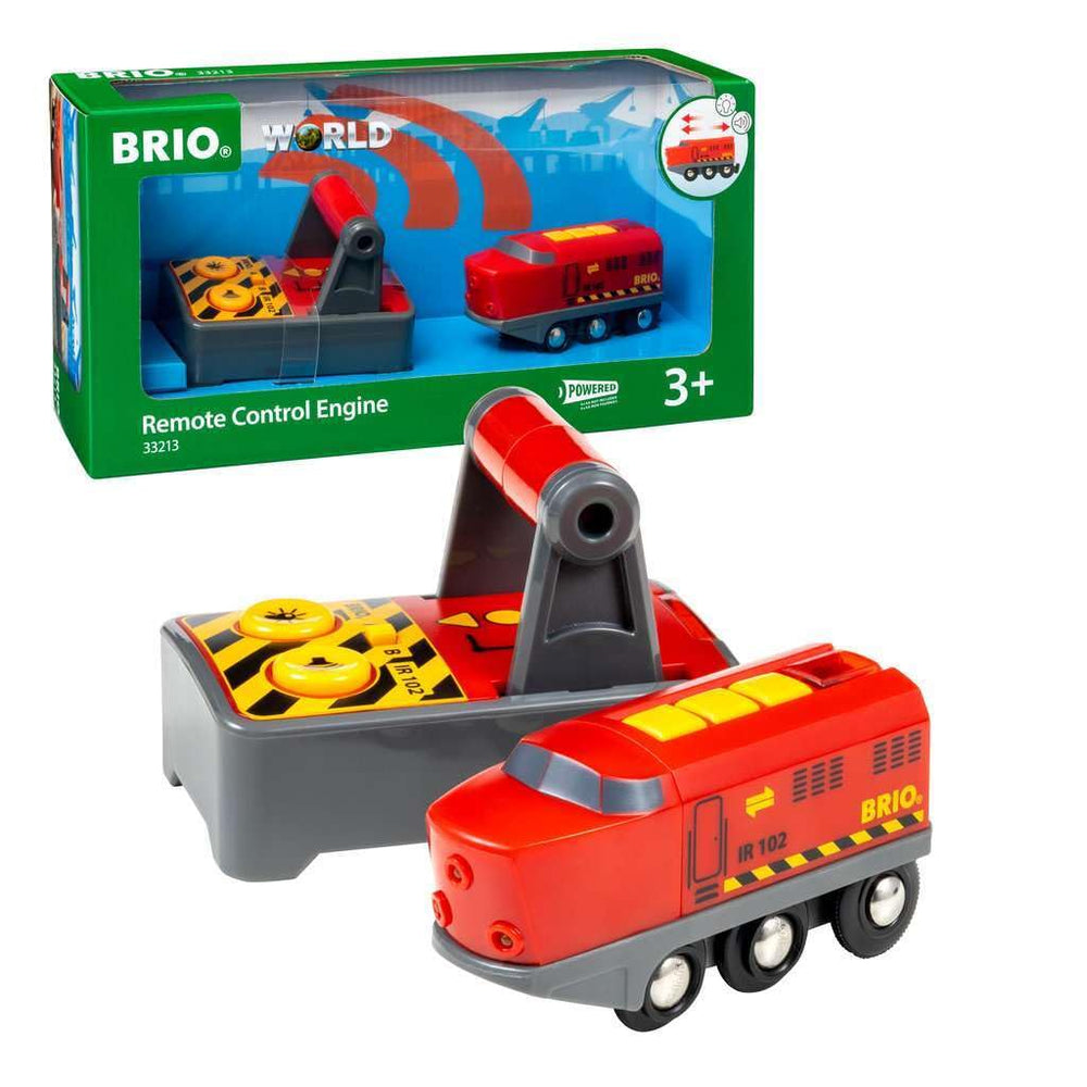 BRIO RC Train engine controller front view for imaginative play.