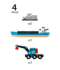 BRIO train wagon components shown for creative expansion.