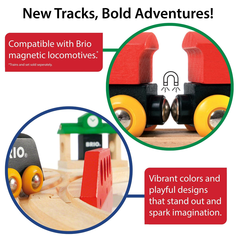 BRIO World cross-track enabling complex railway designs