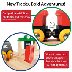 BRIO World cross-track enabling complex railway designs