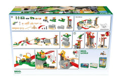 BRIO World Cargo Mountain Set tracks – compatibility with BRIO systems for easy expansion.