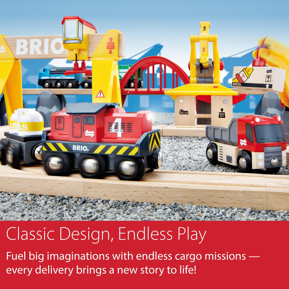 BRIO cargo pieces join the railway world for storytelling adventures