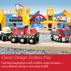 BRIO cargo pieces join the railway world for storytelling adventures
