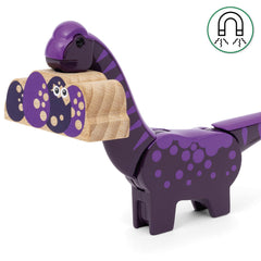 BRIO World Dinosaur Adventure Set wooden tracks ensure smooth compatibility.