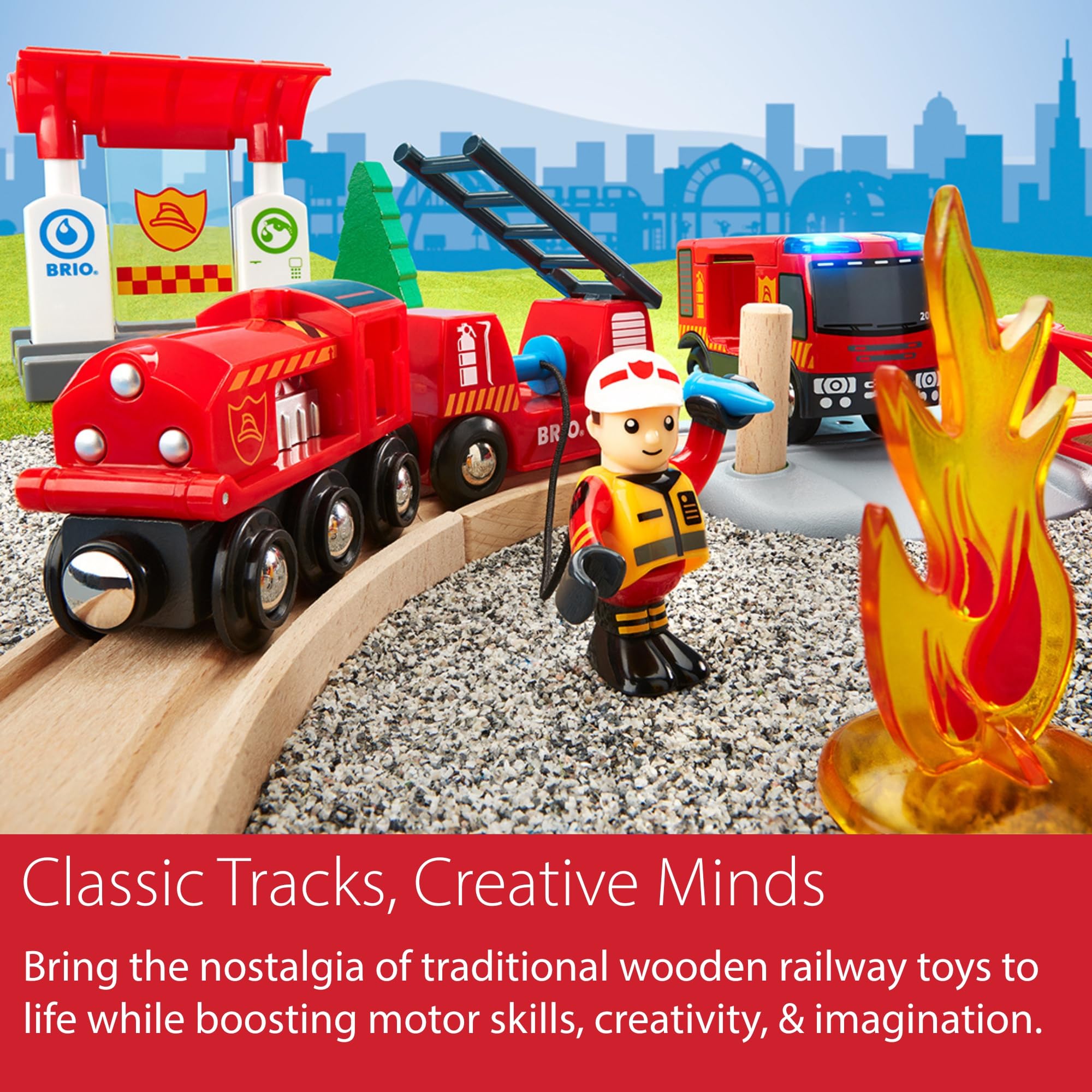 BRIO fire truck enhances action-packed rescues with real-world vibes