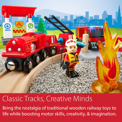 BRIO fire truck enhances action-packed rescues with real-world vibes