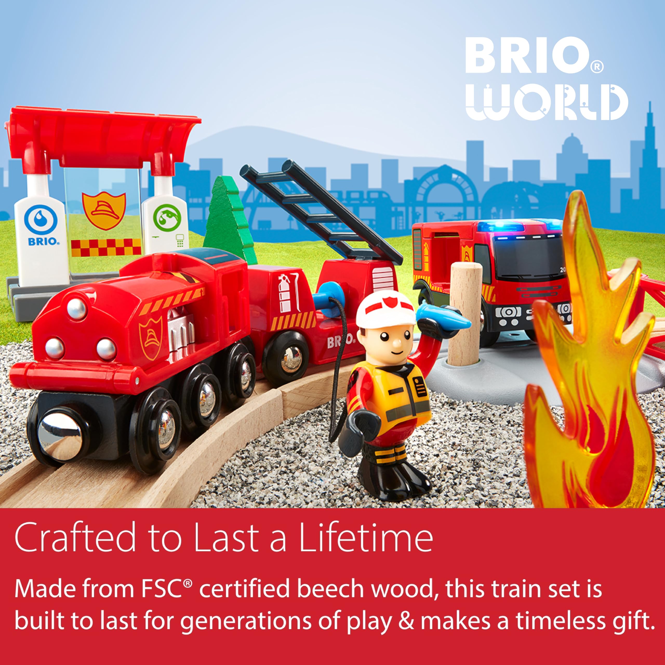 BRIO storage case keeps pieces organized for mess-free play