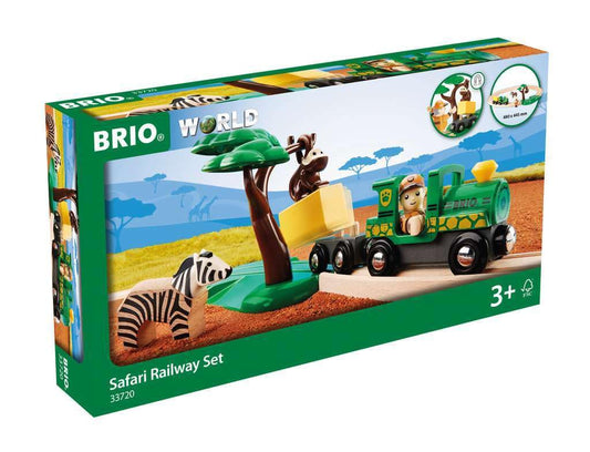 BRIO World Safari railway wagons designed for expanded adventures.