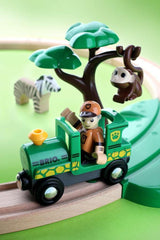 BRIO World Safari woodland-scene enhancing immersive wooden play.