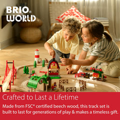 BRIO World Special Track Pack depot accessory invites stations and story setups.