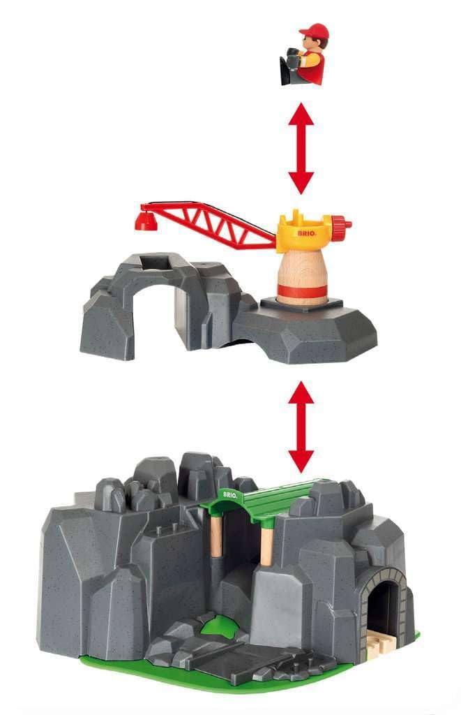 BRIO World wood and plastic mix balances tactile feel and durability.