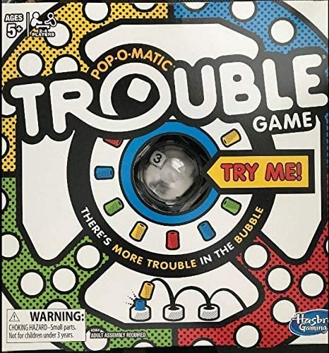 Brishan Classic Trouble board and pawns on track toward victory.