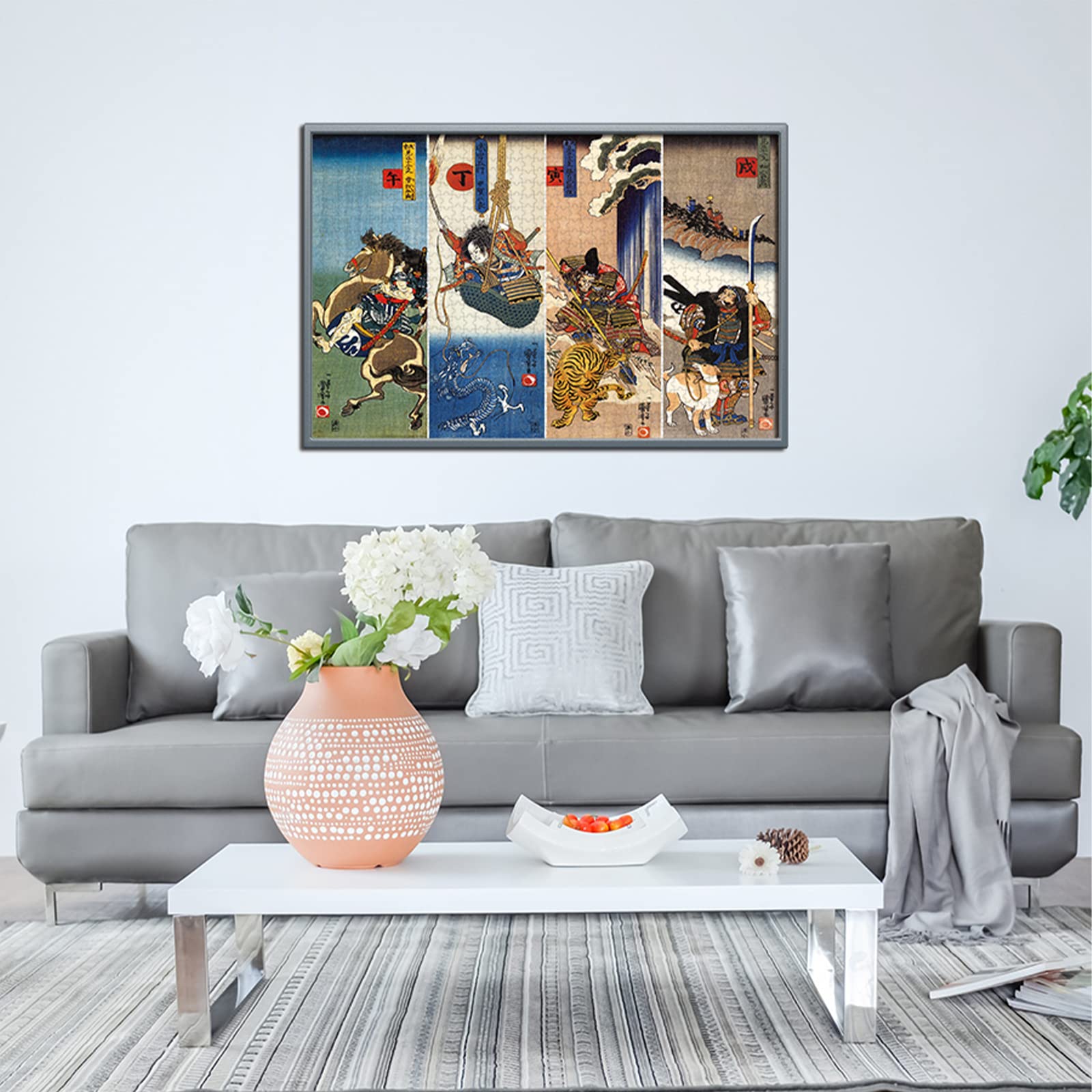 Bristlegrass Kakegawa Samurai painting offers a detailed, vibrant jigsaw challenge.