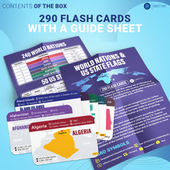 Briston flash cards size 3-5x2-5 inch for comfortable handling