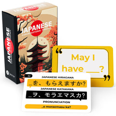 Briston Japanese flash cards cover for on the go study