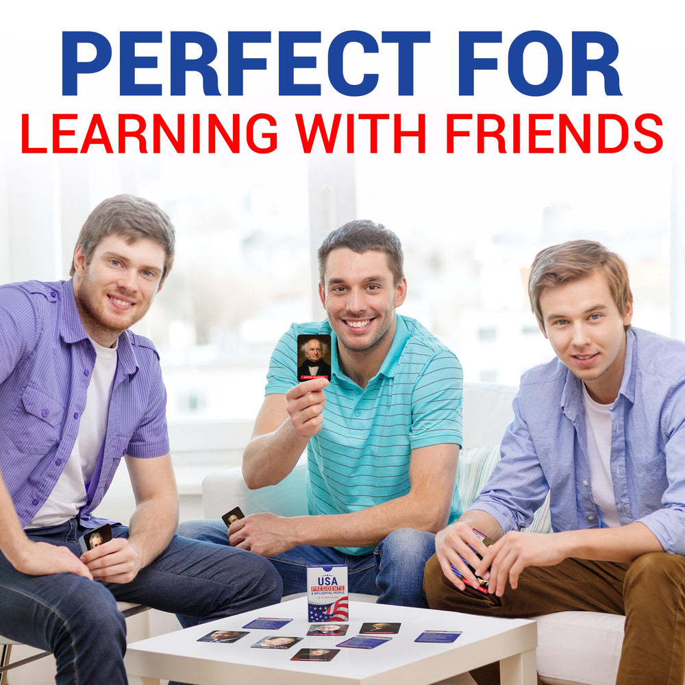 Briston USA Presidents flash cards on-the-go learning convenient carry