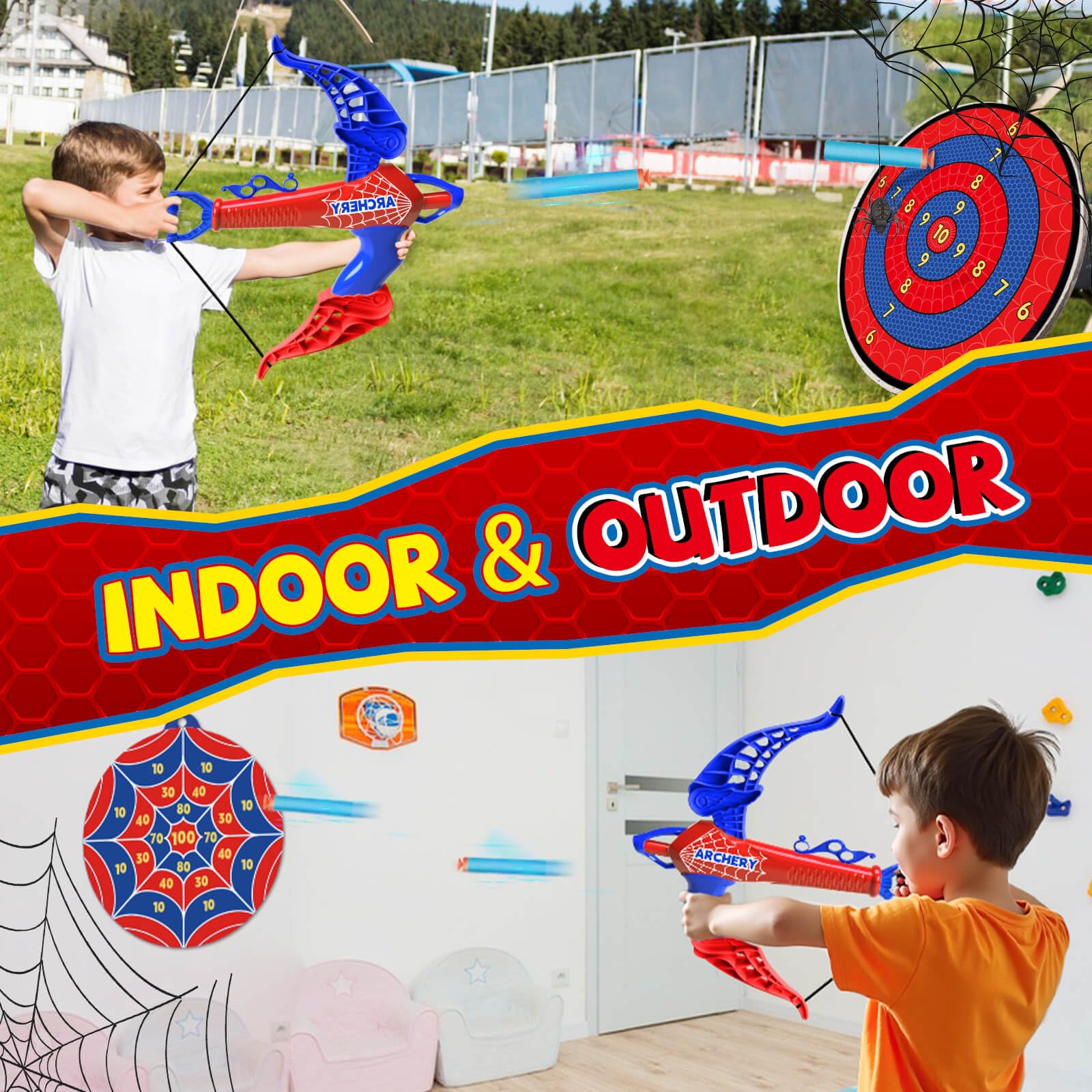 Britik suction darts ready for safe hands-on archery play