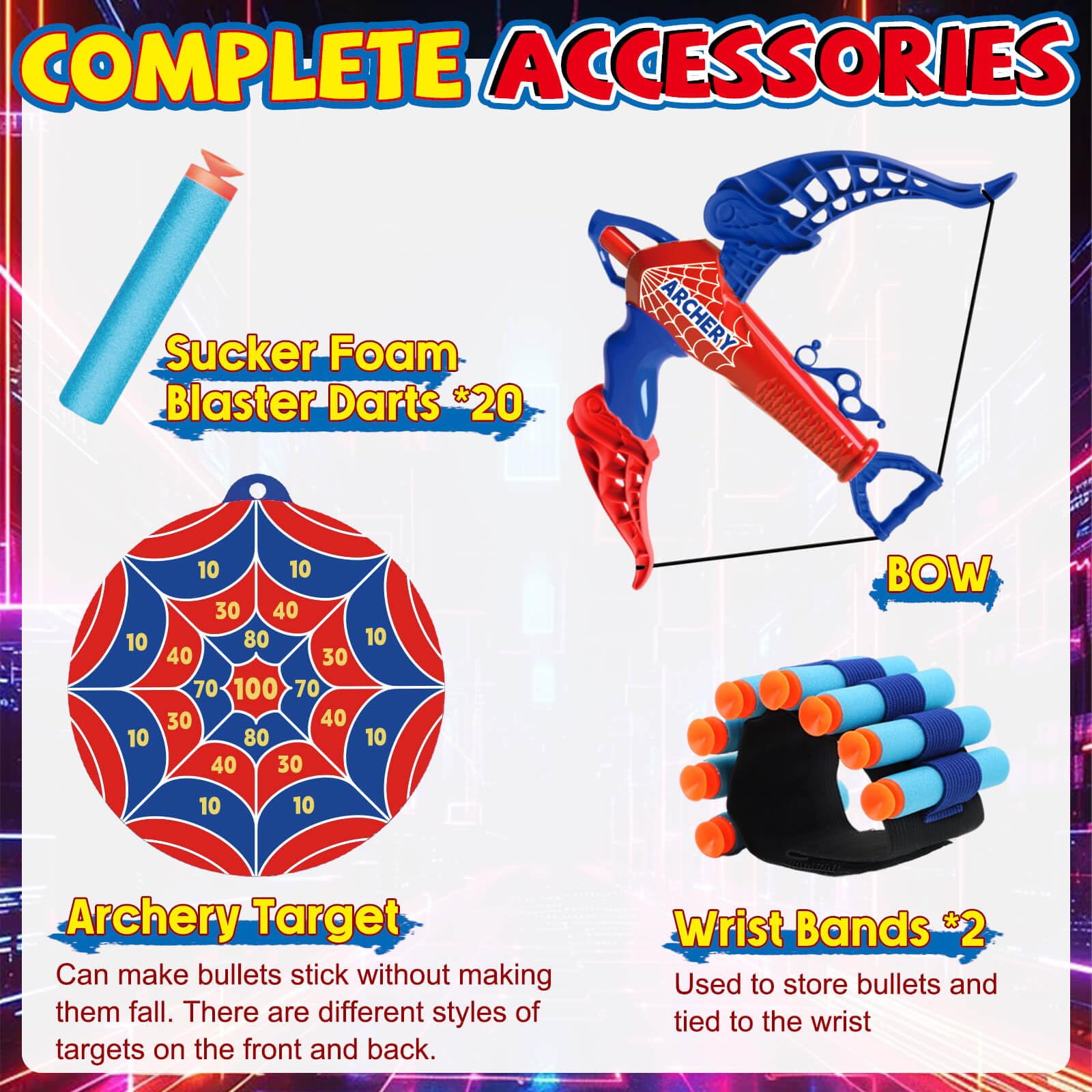 Vibrant colors and superhero design of the Britik set