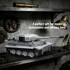 BrixVibe Tiger Heavy Tank S04 piece-count 1544 denotes a satisfying build challenge.