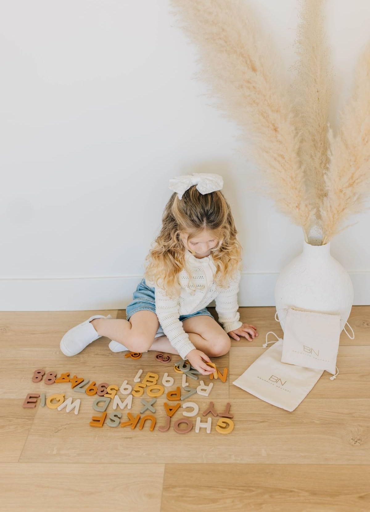 Brooklyn Neutral non-toxic silicone magnets endure daily use and are easy to clean.