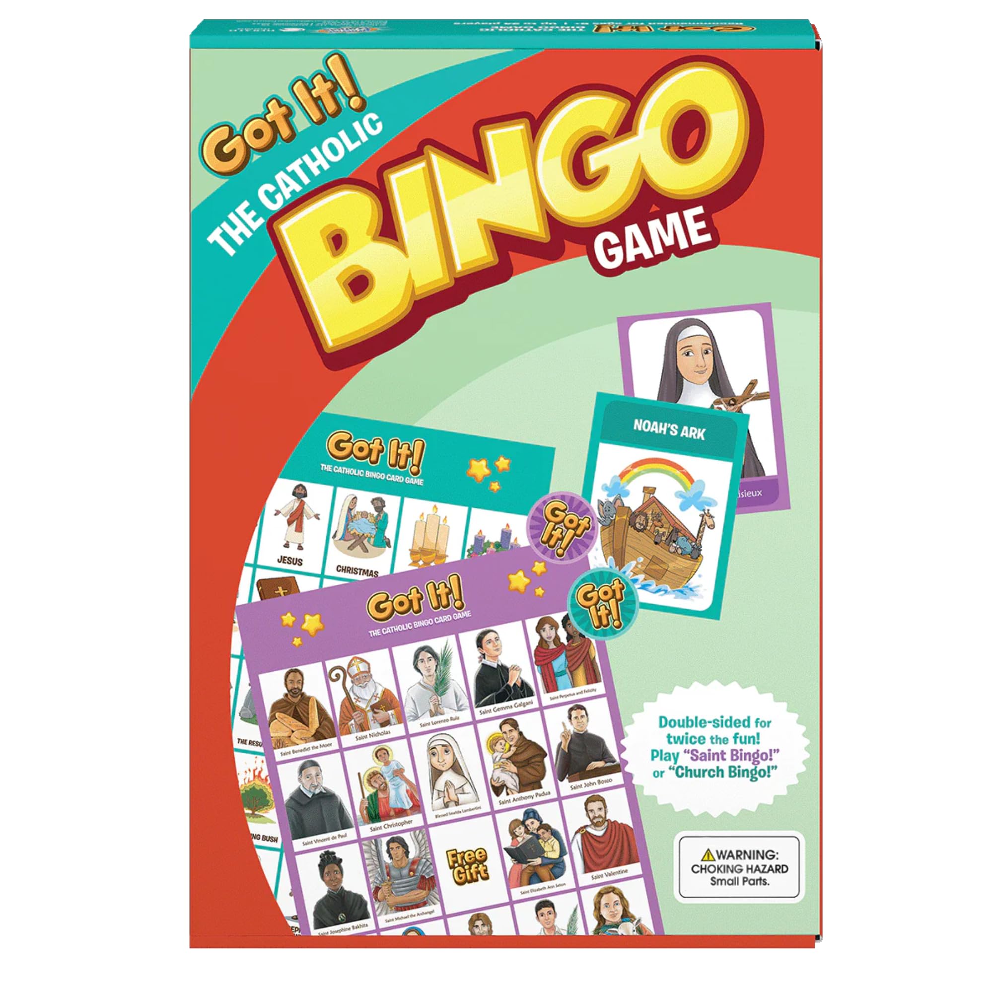 Brother Francis Got It Catholic Bingo is durable, full-color laminated and ready for classroom, church, or home use.