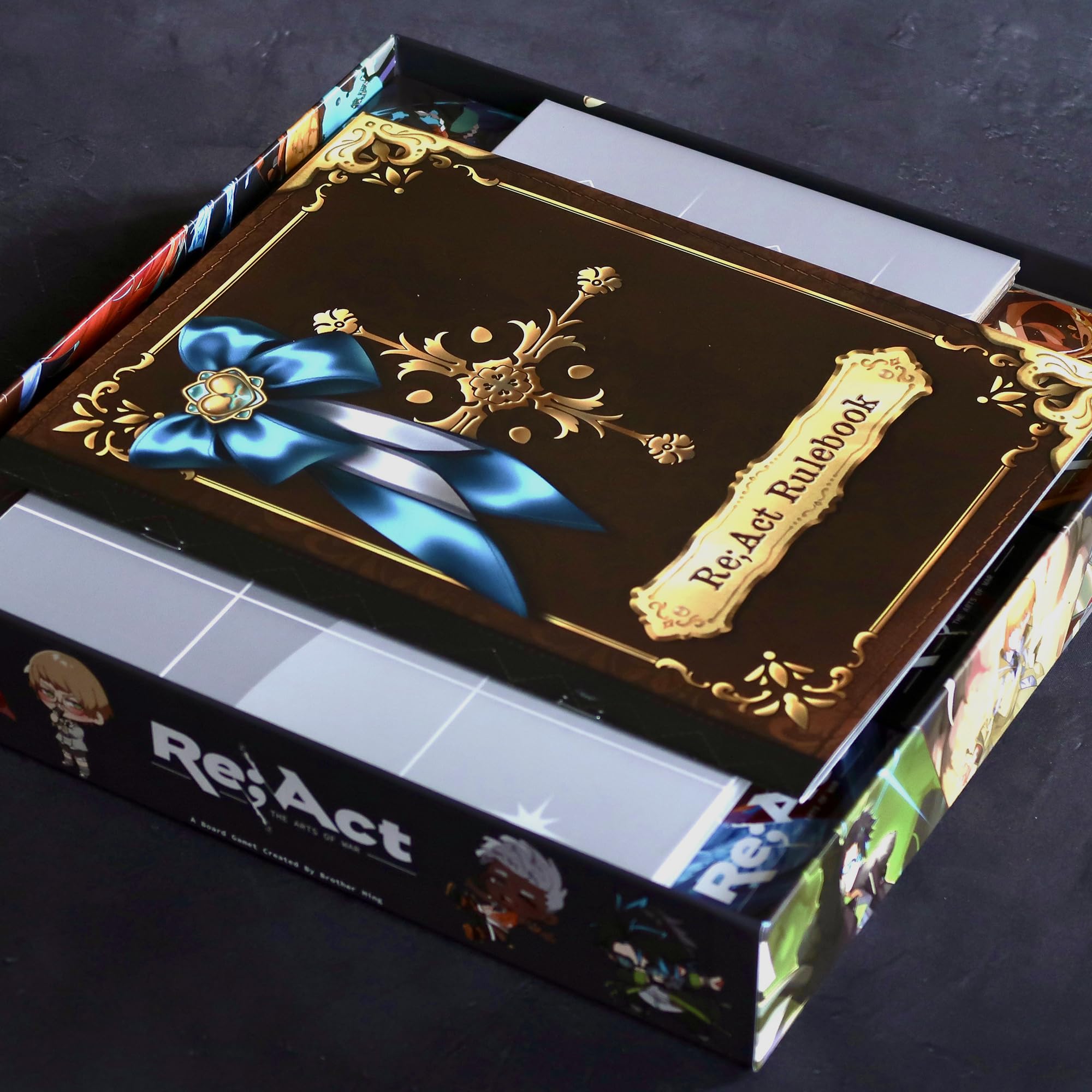 Brother Ming Re;ACT deluxe standees enhance immersion in battles.