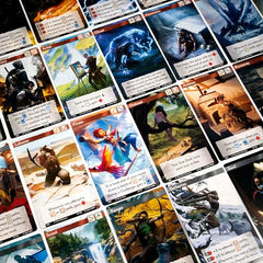 Brotherwise Games Call to Adventure: Epic Origins Elf and Dwarf races on display.