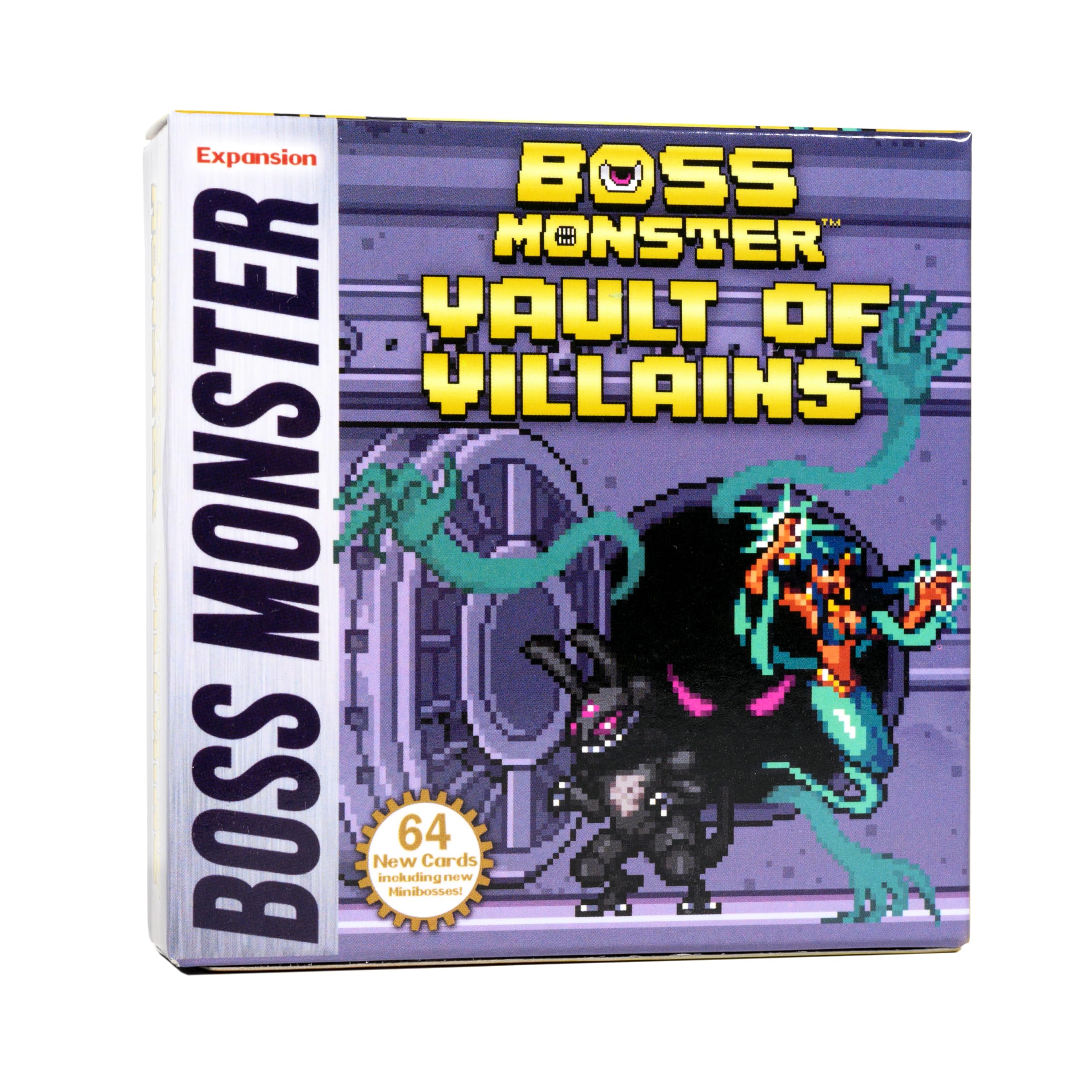 Brotherwise Games Vault of Villains expansion cover art with epic dungeon battles.