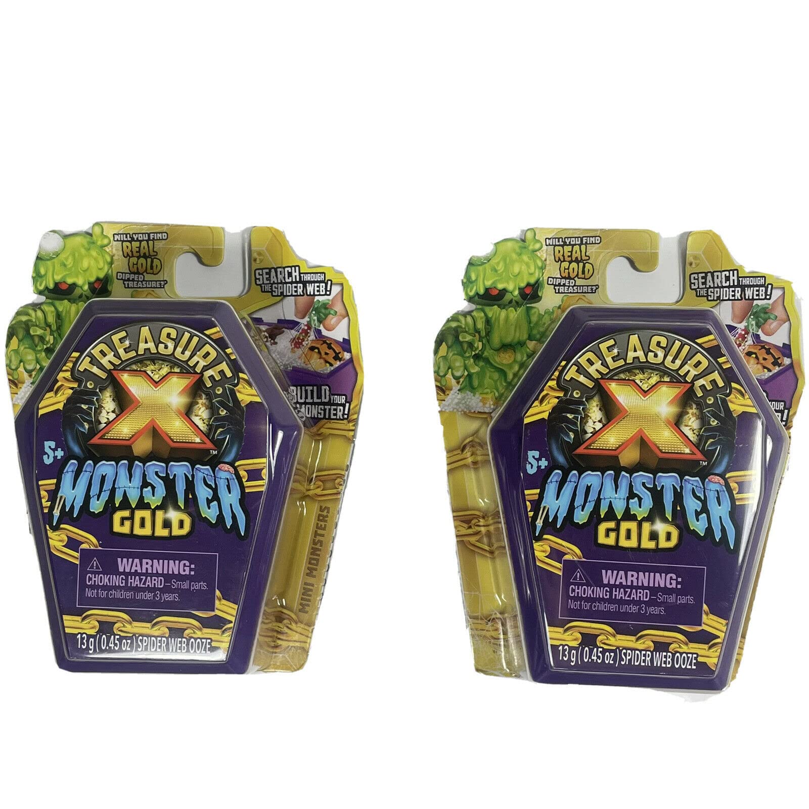 Browns' Nurseries Treasure X Monster Gold coffin opening reveals mini monsters and treasure