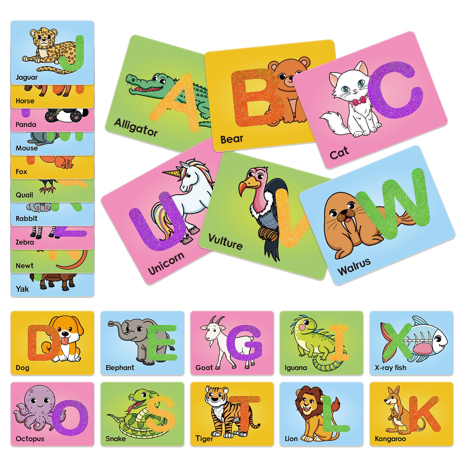 Broytain sandpaper letters card H with animal illustration aids memory through sensation
