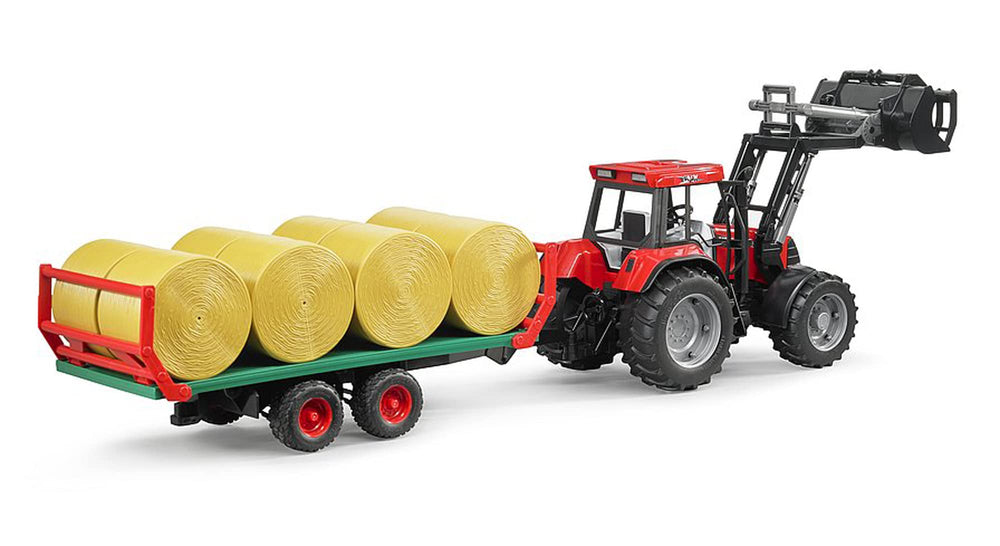 Extended container on the Bruder trailer enabling longer configurations during play.